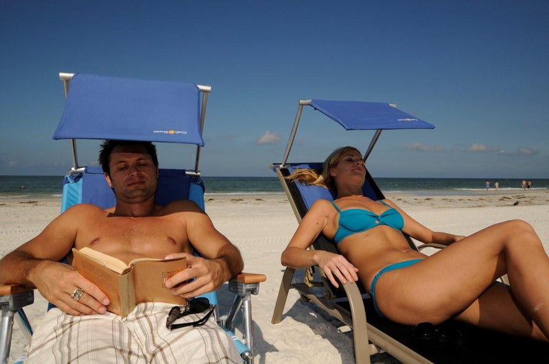 PRE ORDER Cush n Shade Portable Sun Shade for Lounger or Chair - UPF 50+-zoom-