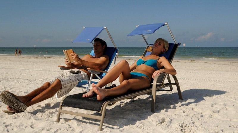 PRE ORDER Cush n Shade Portable Sun Shade for Lounger or Chair - UPF 50+-zoom-