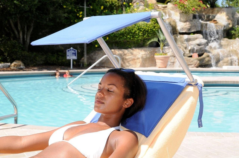 PRE ORDER Cush n Shade Portable Sun Shade for Lounger or Chair - UPF 50+-zoom-
