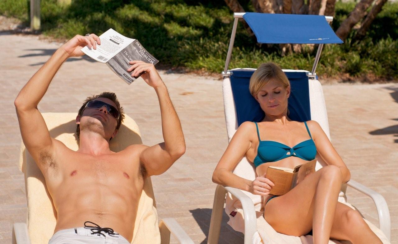 PRE ORDER Cush n Shade Portable Sun Shade for Lounger or Chair - UPF 50+-zoom-19