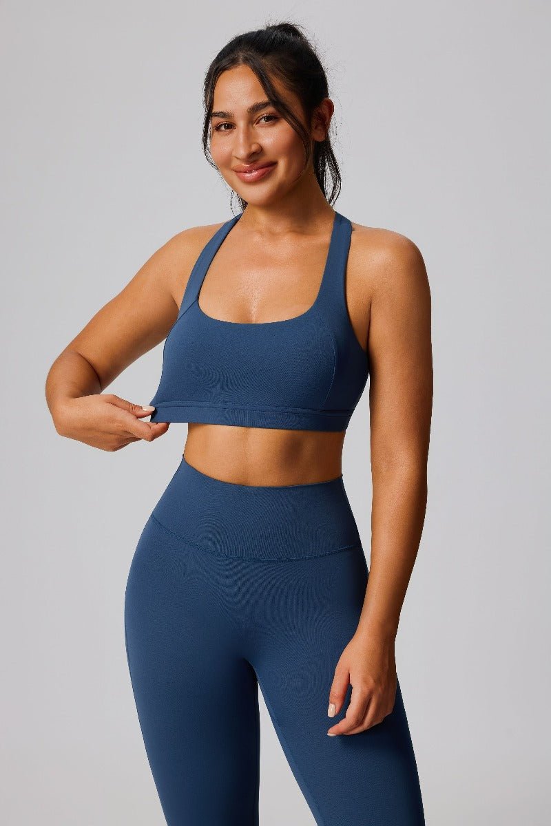 UPF 50+ Shockproof Yoga Sports Bra-zoom-3