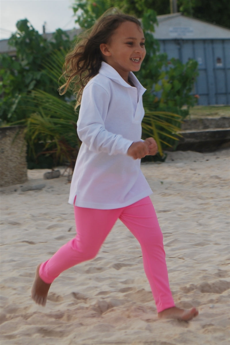 Stingray Long Sleeved Junior Polo Shirt ST801L - UPF 50+-4