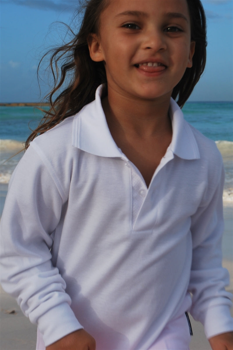 Stingray Long Sleeved Junior Polo Shirt ST801L - UPF 50+-5