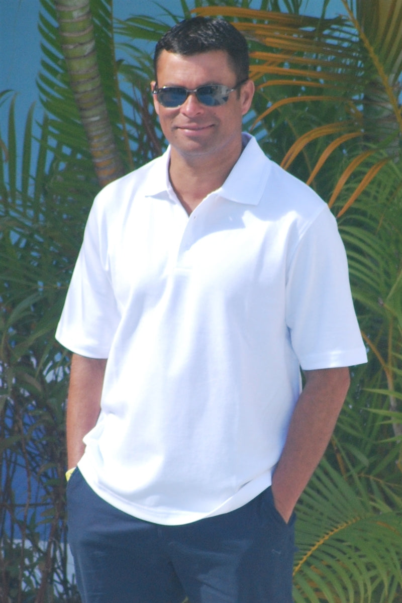 Stingray Mens Short Sleeved Polo Shirt ST805 - UPF 50+-zoom-