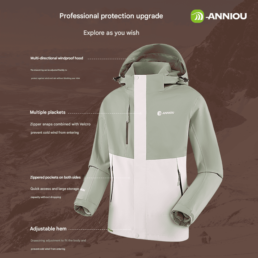 3-in-1 Waterproof Hiking Jacket-8