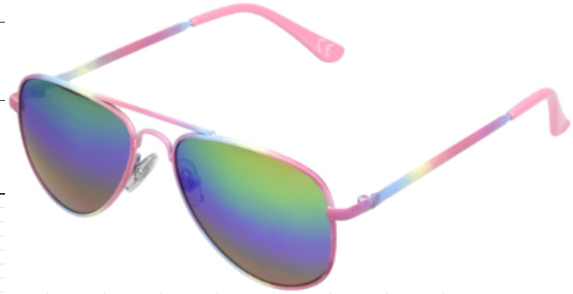 Kids Pastel Style Rainbow Sunglasses by Foster Grant