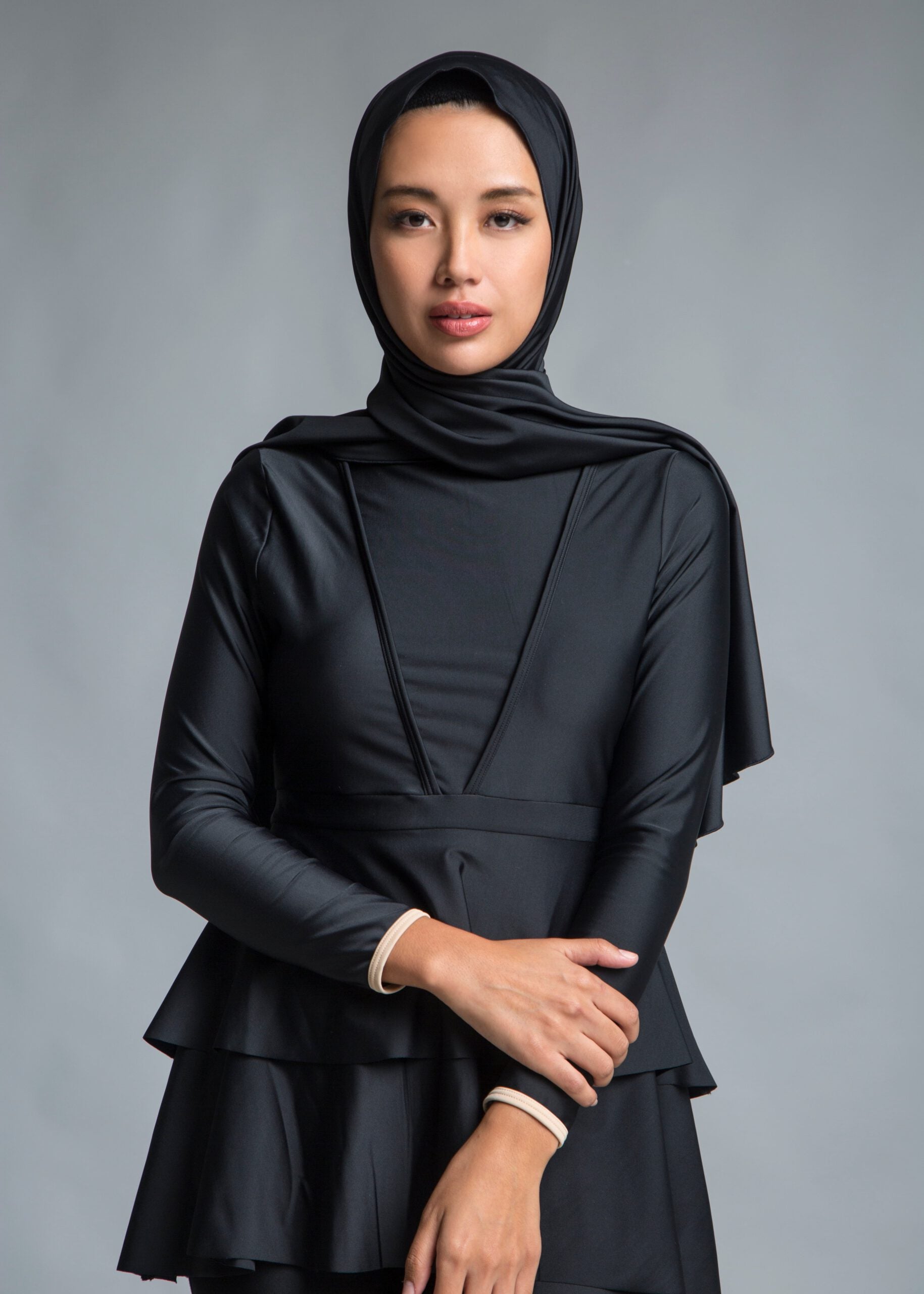 Slip on Scarf - Black