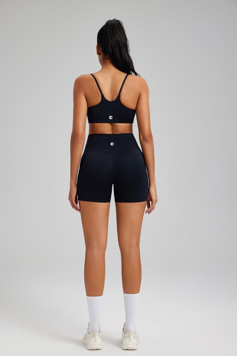 Spaghetti Strap Yoga Bra-6