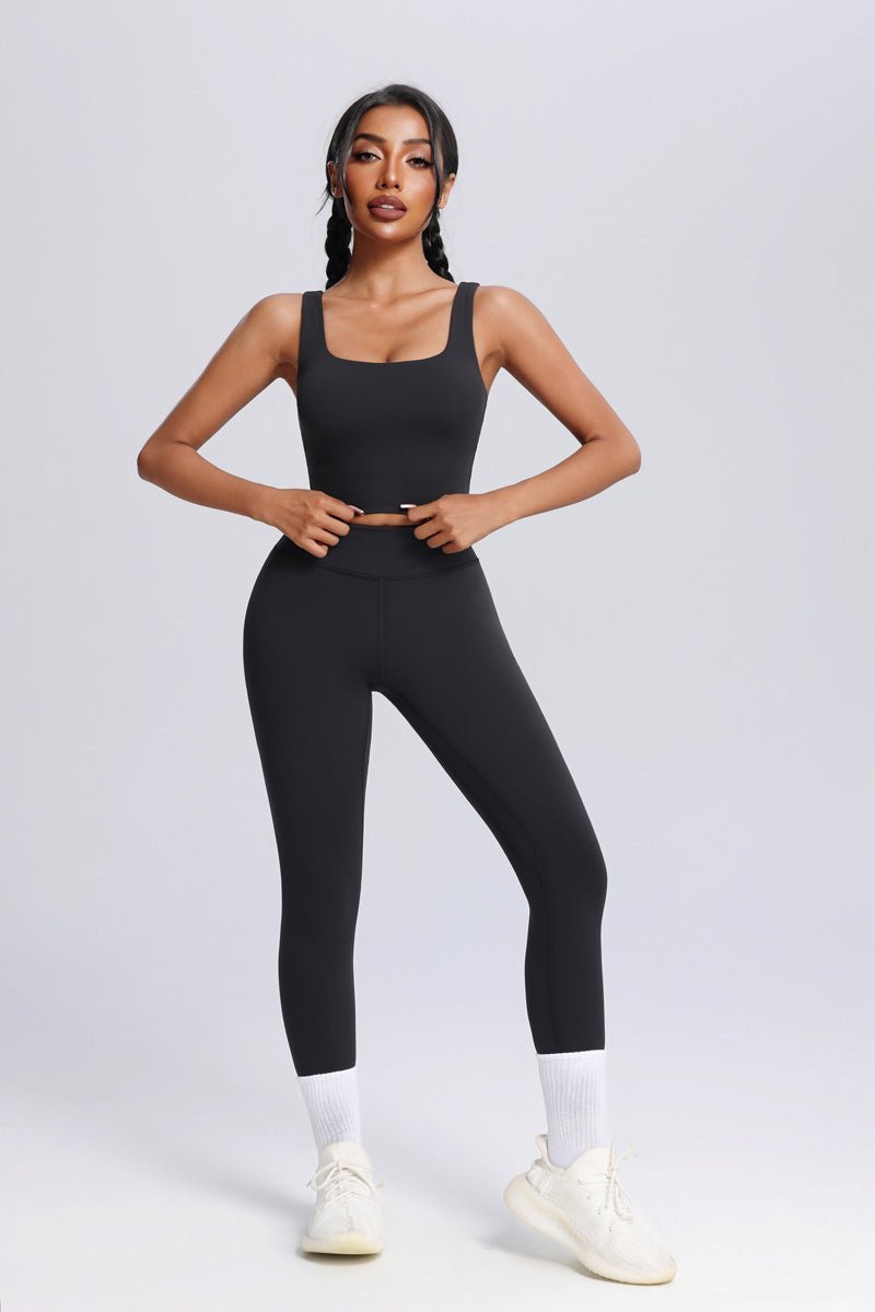 Wide Strap High-Support Yoga Bra-zoom-