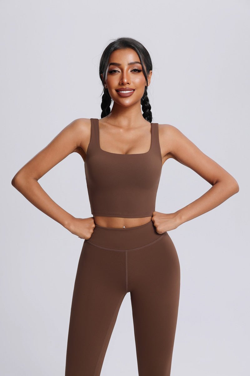 Wide Strap High-Support Yoga Bra-zoom-5