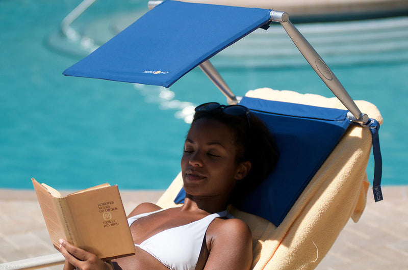 PRE ORDER Cush n Shade Portable Sun Shade for Lounger or Chair - UPF 50+-zoom-