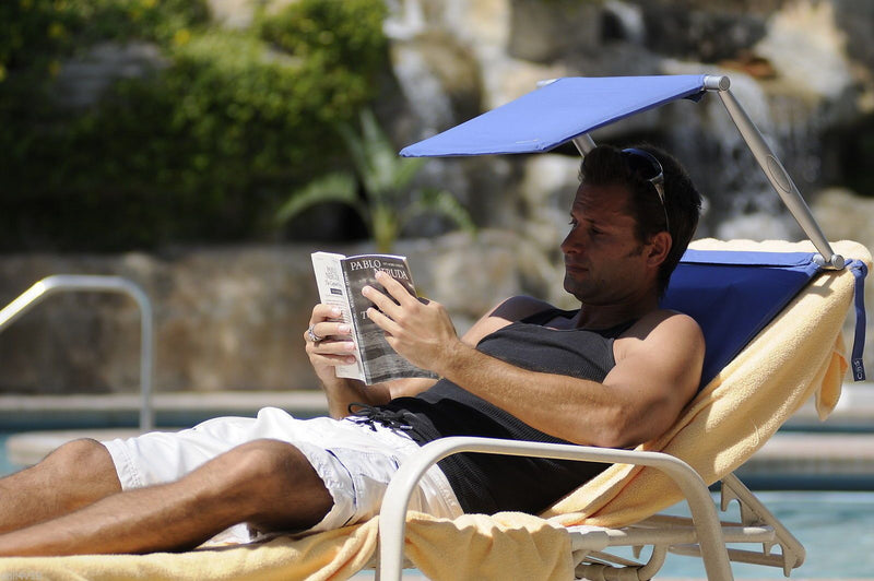 PRE ORDER Cush n Shade Portable Sun Shade for Lounger or Chair - UPF 50+-zoom-