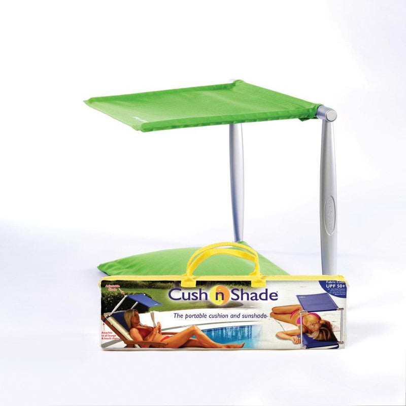 Cush n Shade Portable Sun Shade for Lounger or Chair - UPF 50+ Blue & Green-zoom-