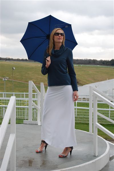 Ready to Dispatch - Bias Cut Skirt - UPF 50+ Sabbia Size 12-zoom-