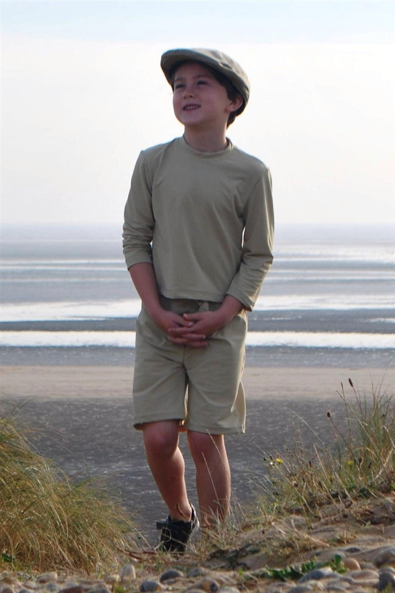 Unisex Sun Protective Children's Drawstring Shorts (1/2 Length) - UPF 50+, Age 0-10