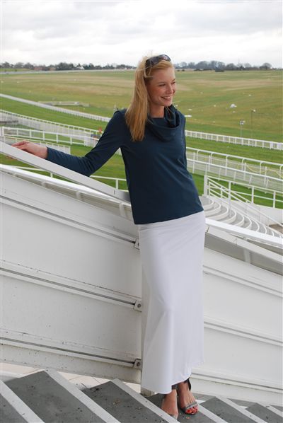 Ready to Dispatch - Bias Cut Skirt - UPF 50+ Sabbia Size 12-zoom-