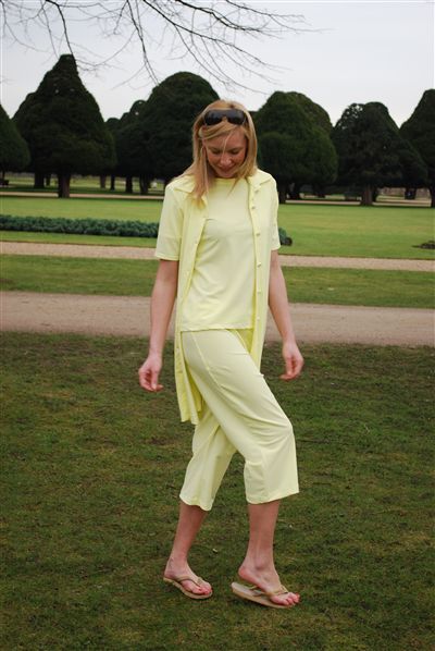 3/4 Length Drawstring trousers - UPF 50+