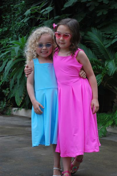 Pleated Summer Dress - UPF 50+, Age 0-10-zoom-