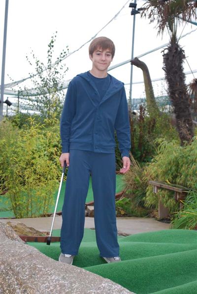 Teenage Unisex Drawstring Trousers - UPF 50+, Age 11-16-zoom-