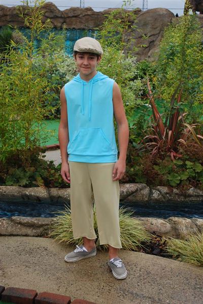 Teenage Unisex Drawstring Trousers (3/4 Length) - UPF 50+, Age 11-16-3
