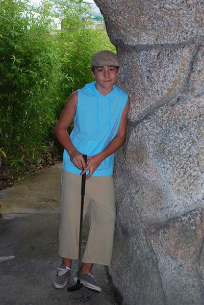 Teenage Unisex Drawstring Trousers (3/4 Length) - UPF 50+, Age 11-16-zoom-1