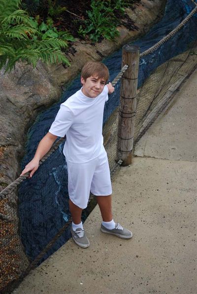 Teenage Unisex Drawstring Shorts (1/2 Length) - UPF 50+, Age 11-16-zoom-2