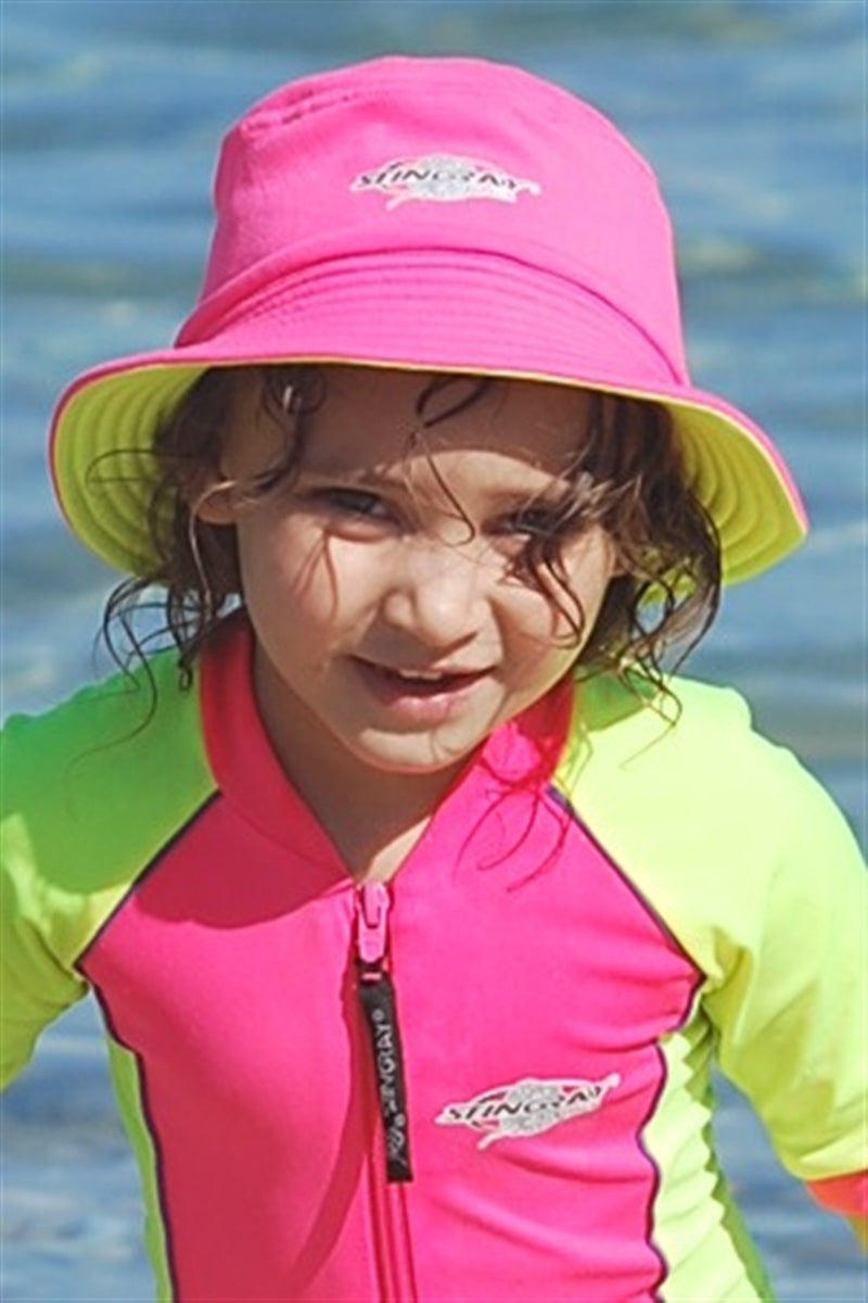 Reversible Bucket Hat 2 - 4 years ST16 - UPF 50-zoom-2