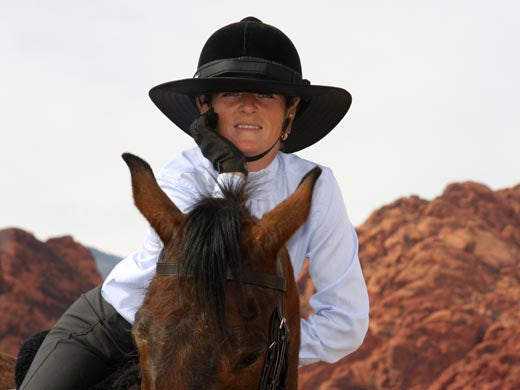 Equestrian Petite Helmet Visor - UPF50+-zoom-10