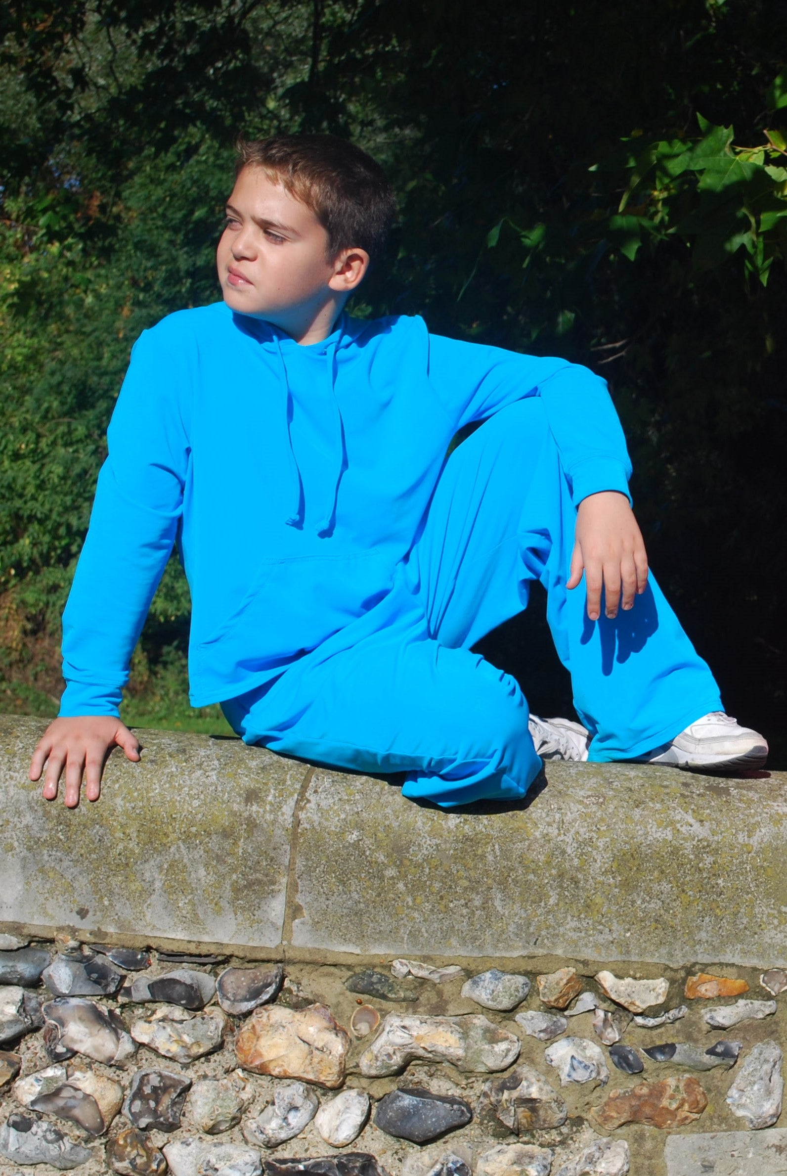 Teenage Unisex Long Sleeve Hooded Top - UPF 50+, Age 11-16-7