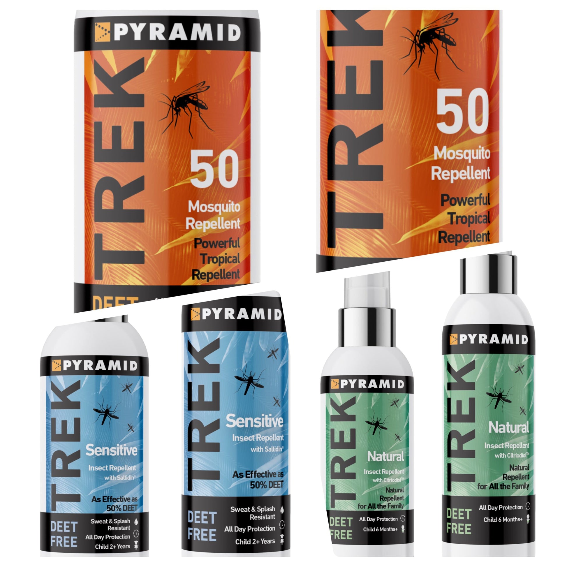 Pyramid Trek Insect Repellent DEET FREE Sensitive with Saltadin 60ml-7