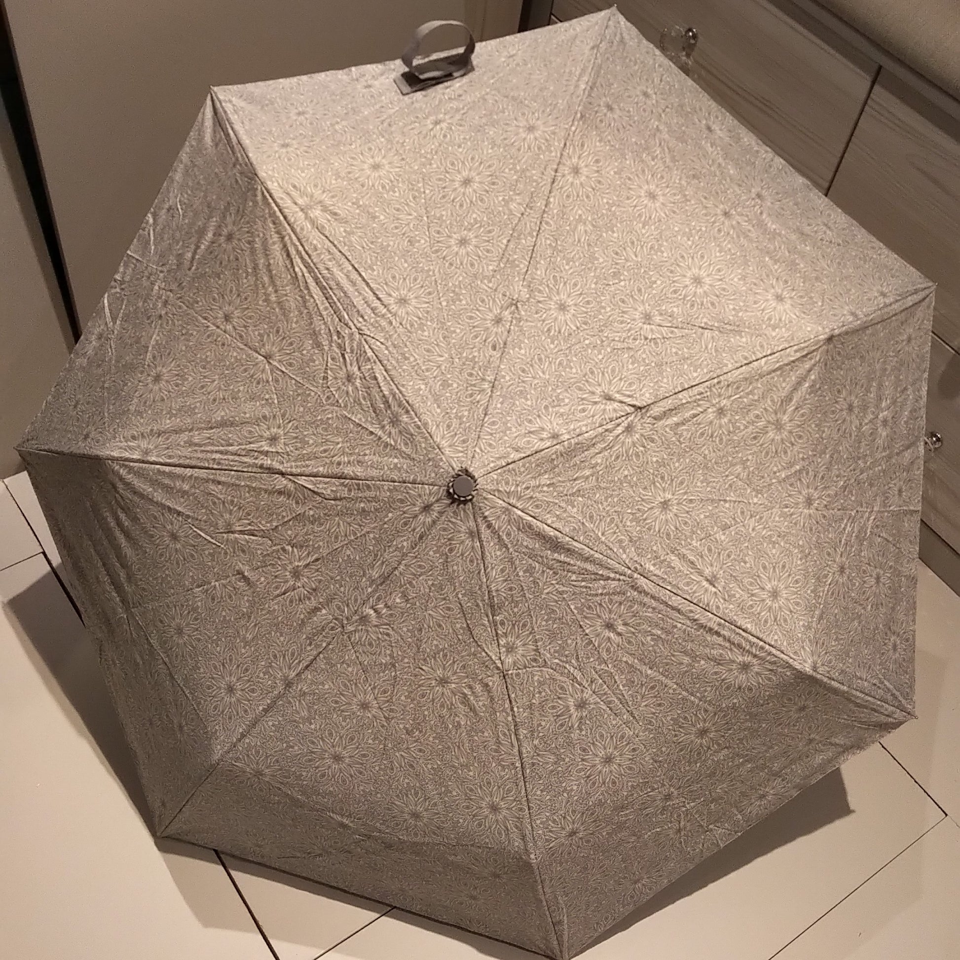 Ezpeleta Patterned UV Compact Umbrella - Canopy Span 87cm-8