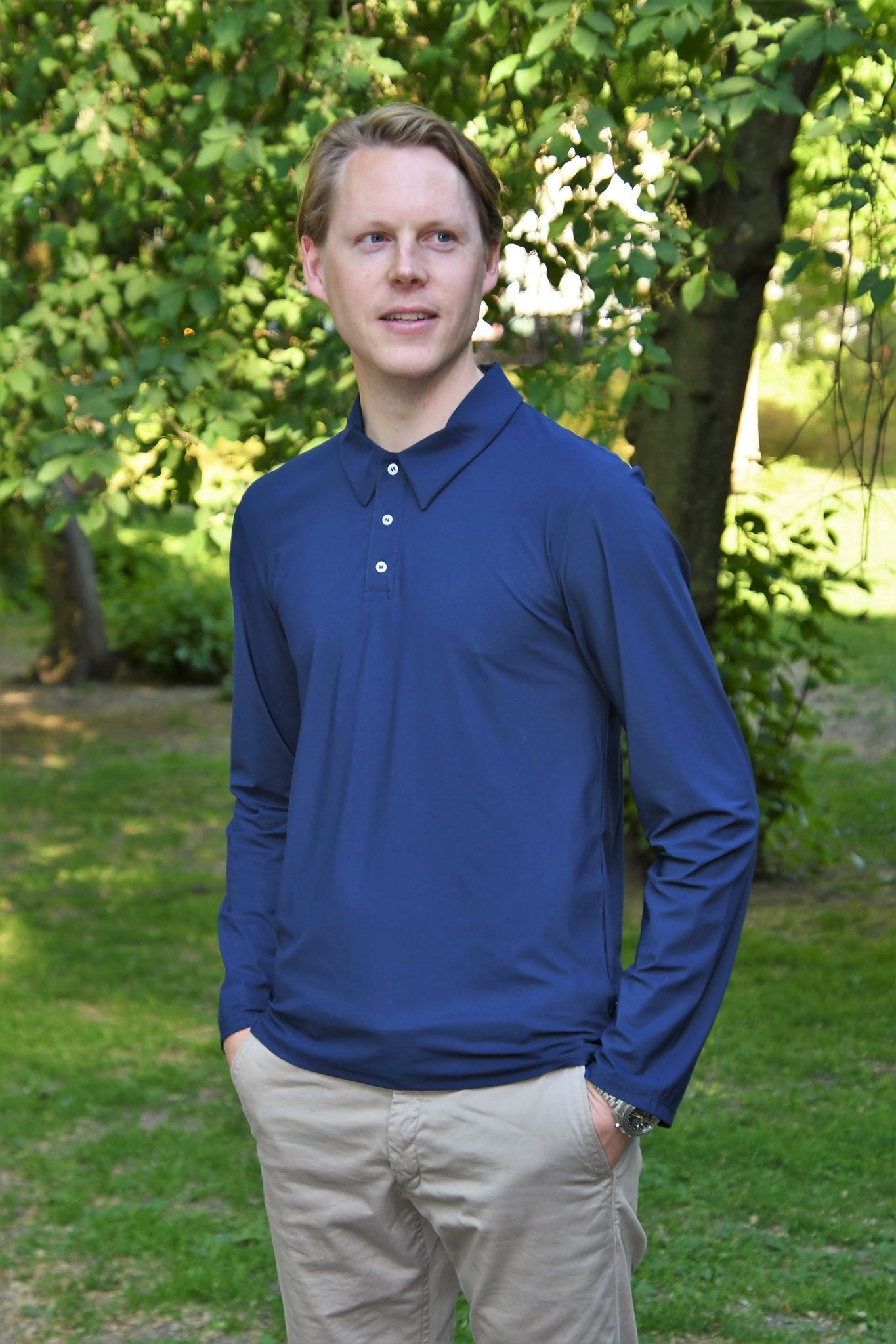 Kalani Palma Mens UV Polo Shirt - UPF50+-1
