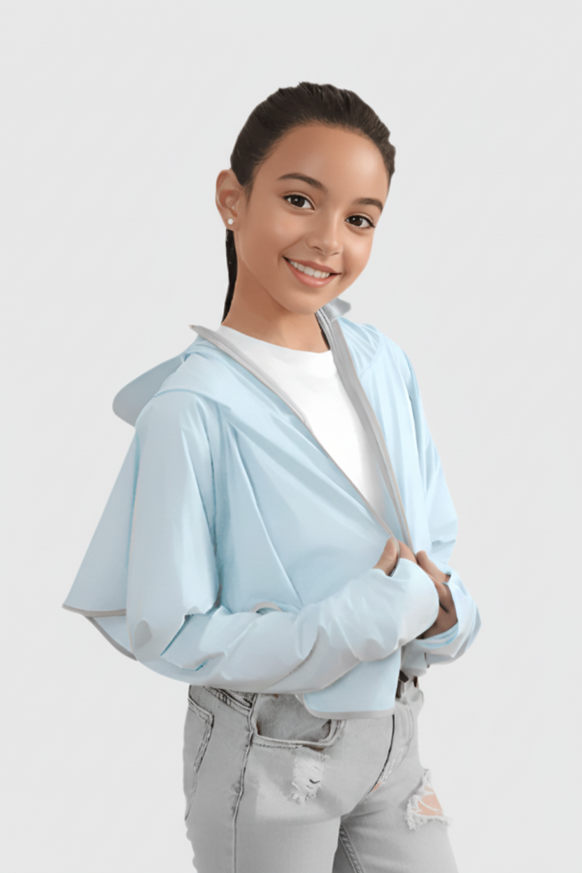 Kids' UPF 50+ Hooded Jacket