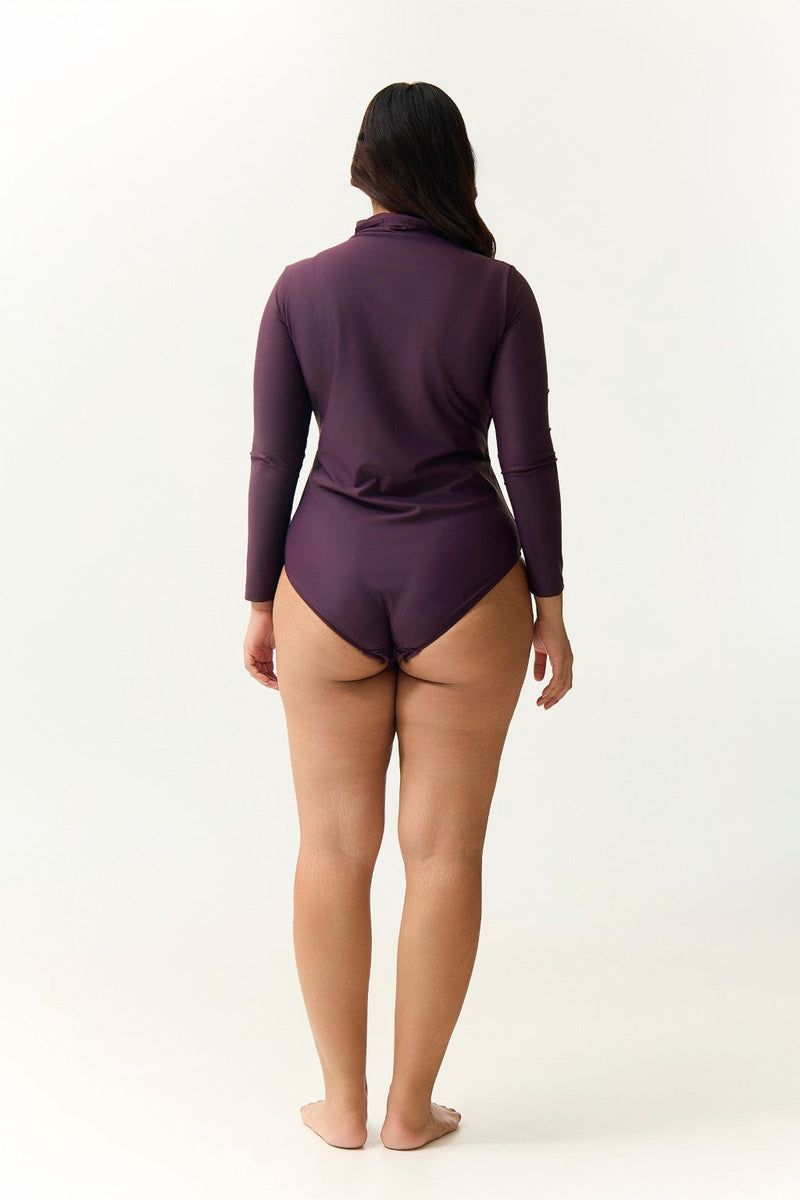 Amal Bodysuit - Plum-zoom-