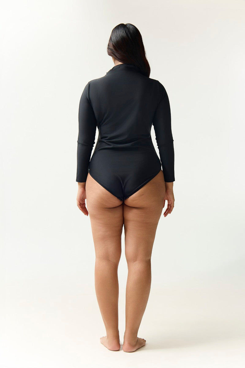 Amal Bodysuit - Black-zoom-