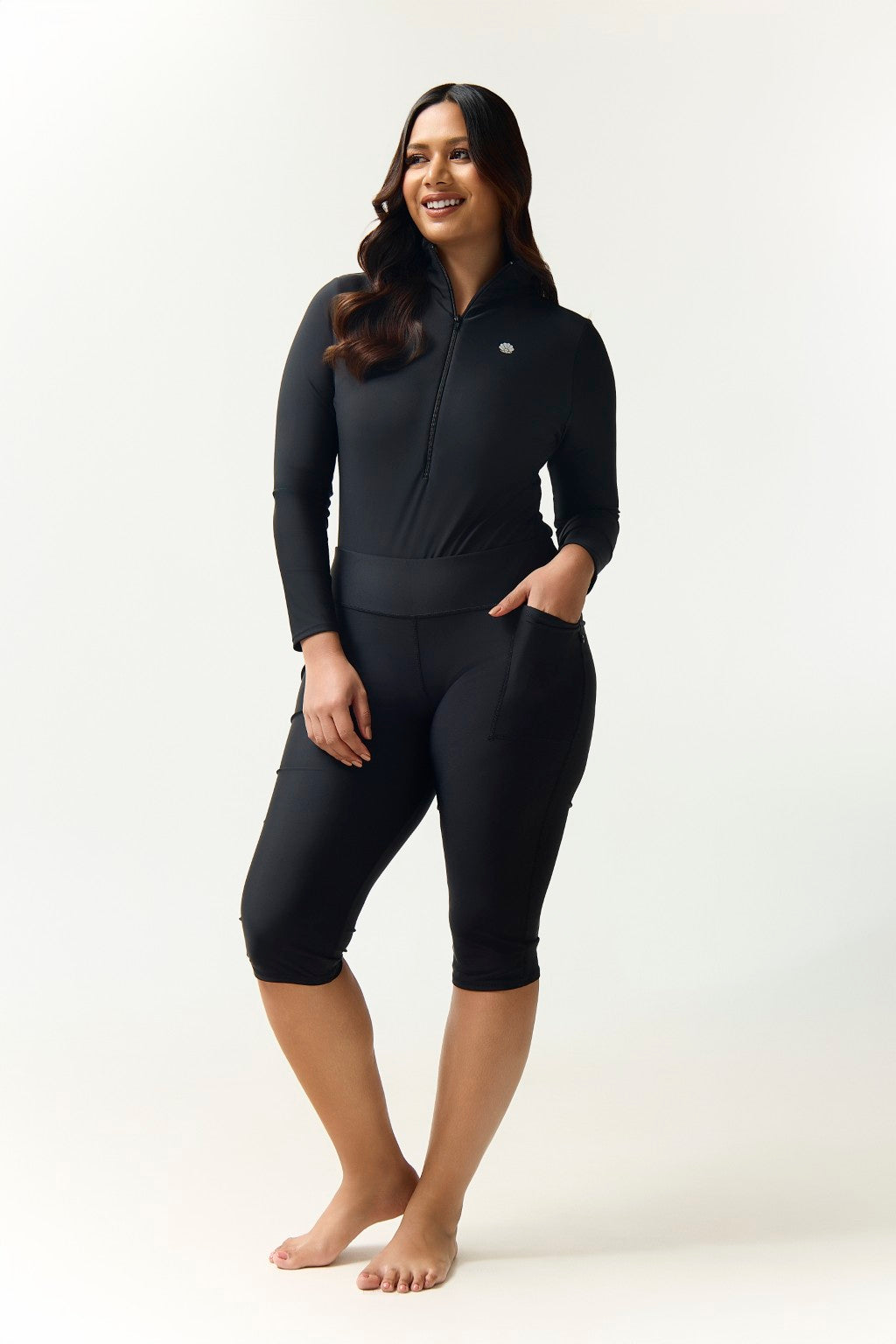 Amal Bodysuit - Black-zoom-15