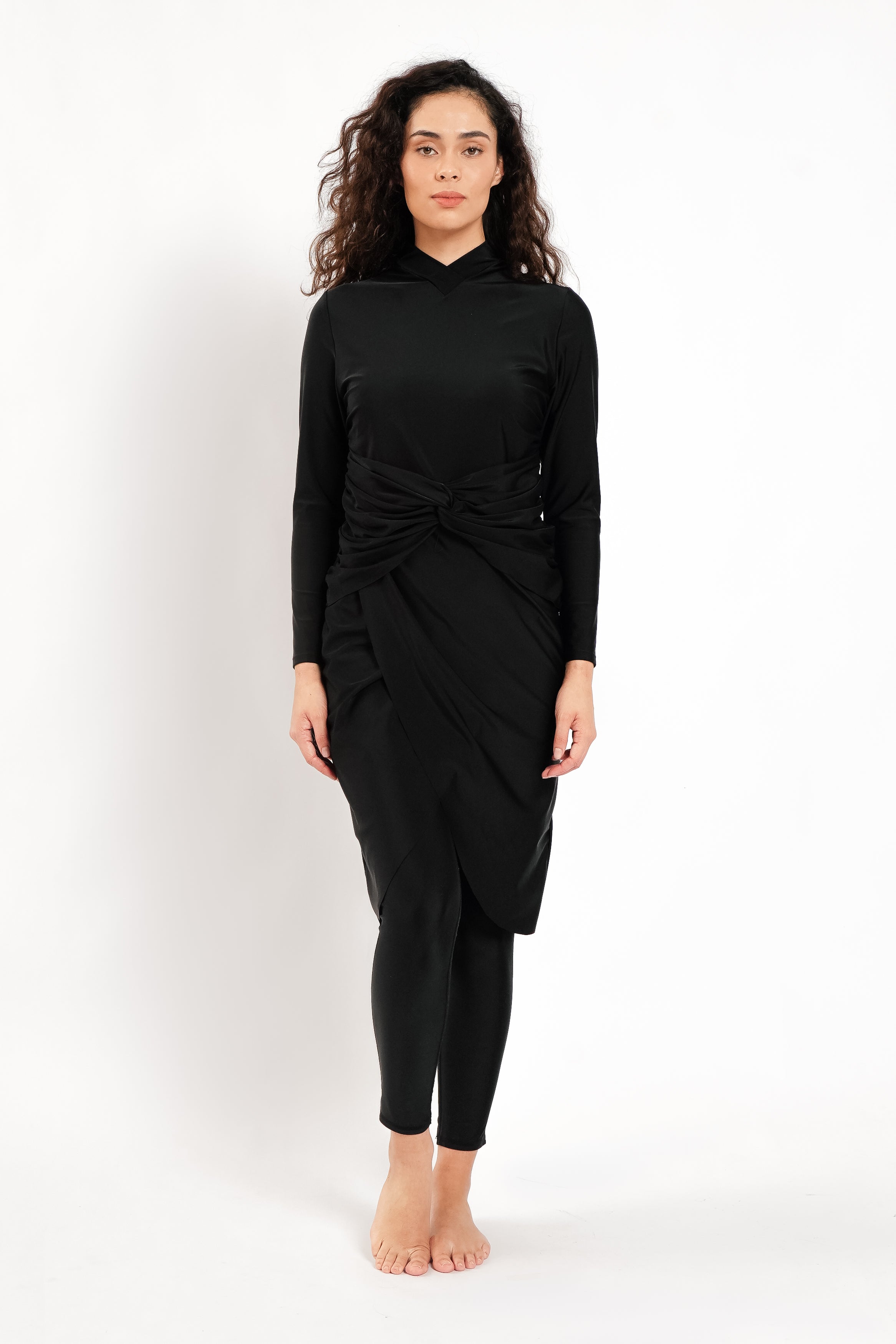 Alba Swim Dress - Black