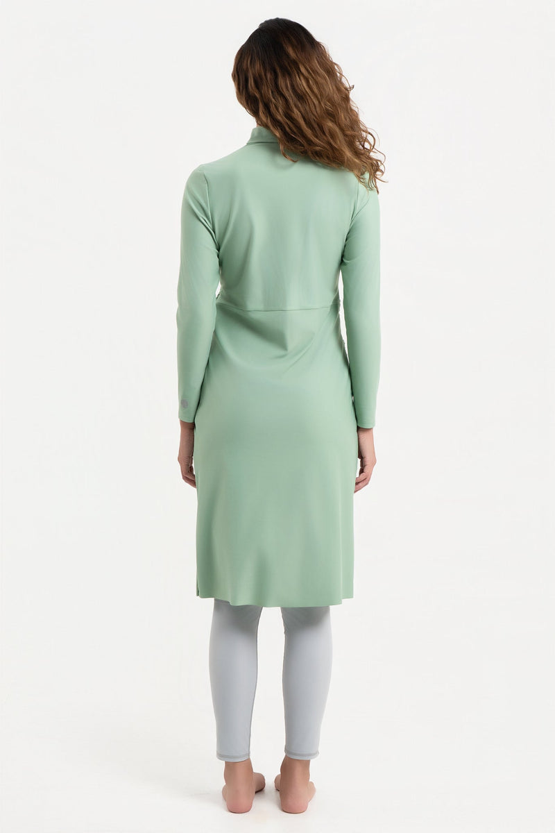 Alba Swim Dress - Sage-zoom-