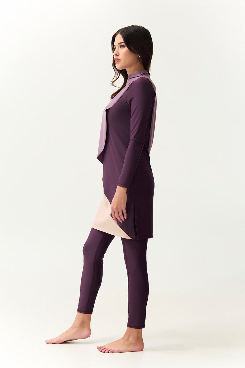 Cape Swim Dress - Dusk-zoom-