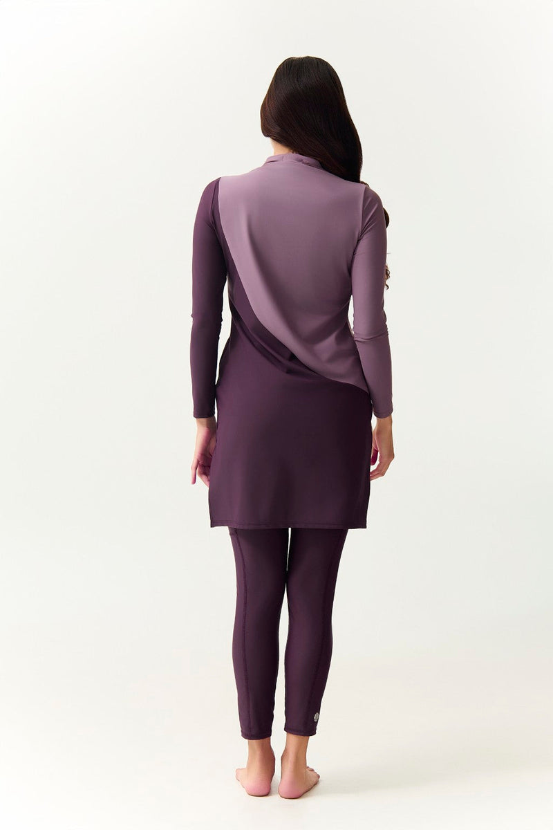 Cape Swim Dress - Dusk-zoom-