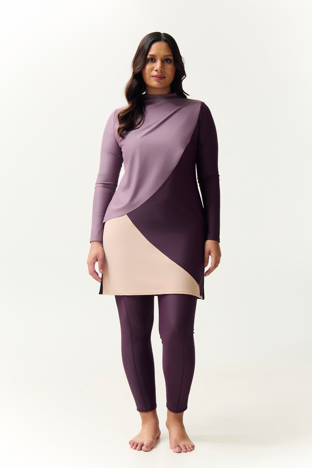 Cape Swim Dress - Dusk-zoom-7