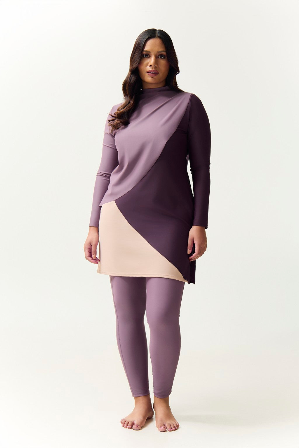 Cape Swim Dress - Dusk-zoom-5
