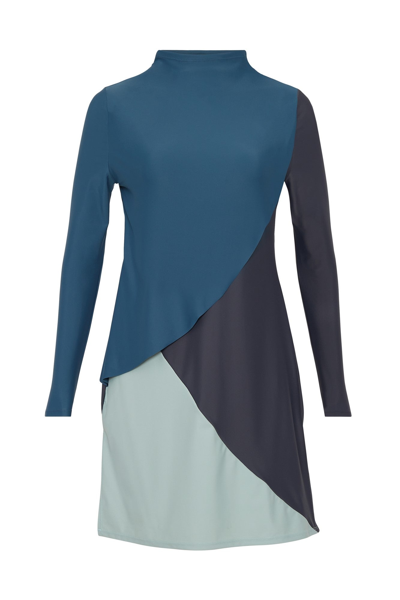 Cape Swim Dress - Wave-7