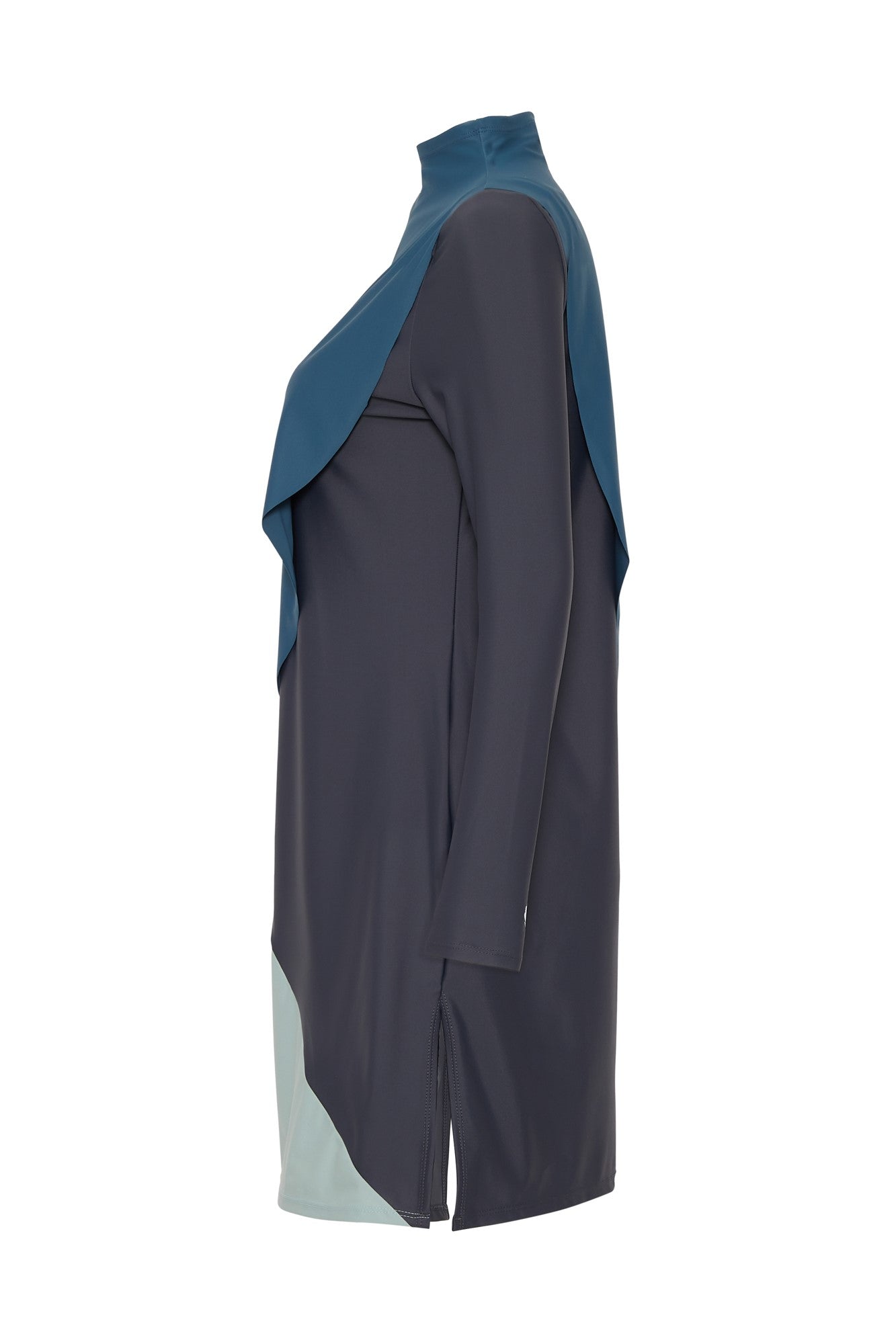 Cape Swim Dress - Wave-zoom-8