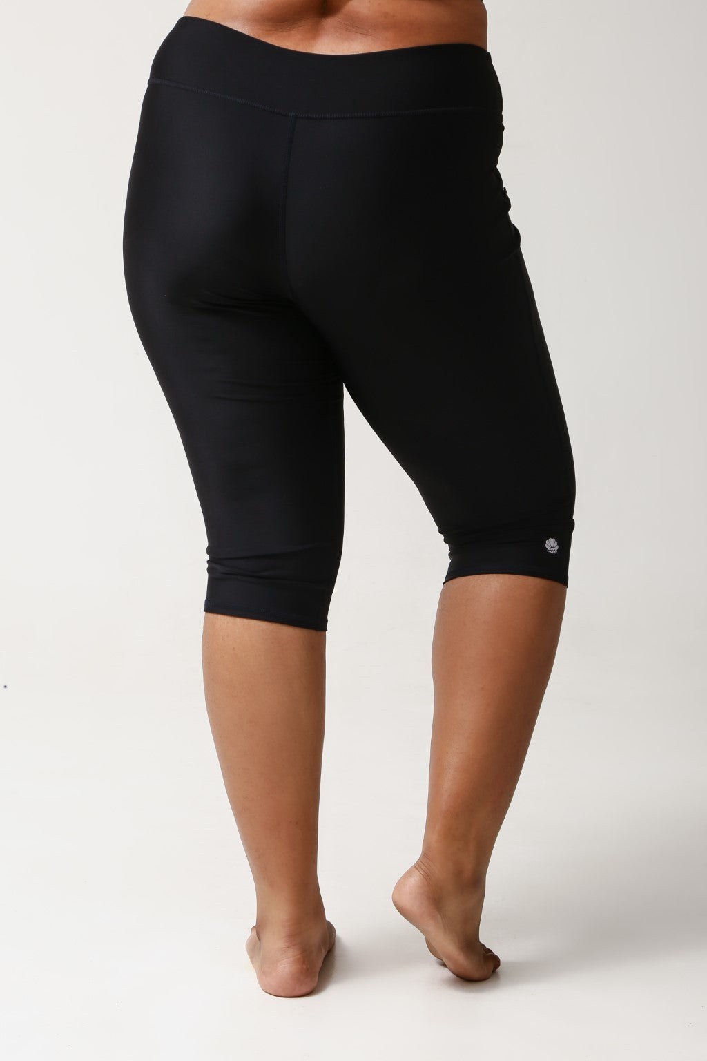 Capri Swim Tights - Black-zoom-6