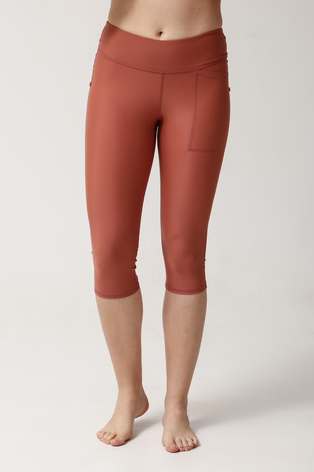 Capri Swim Tights - Clay-1