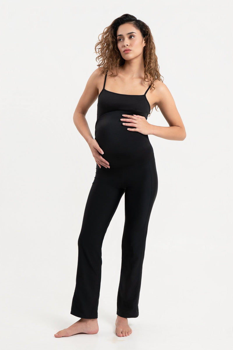 Maternity Swim Pants - Black-zoom-