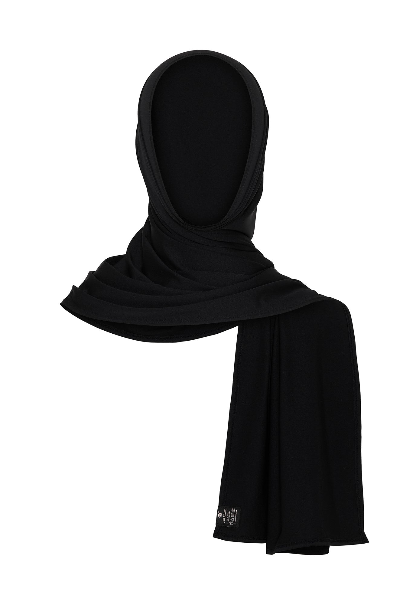 Slip on Scarf - Black-5