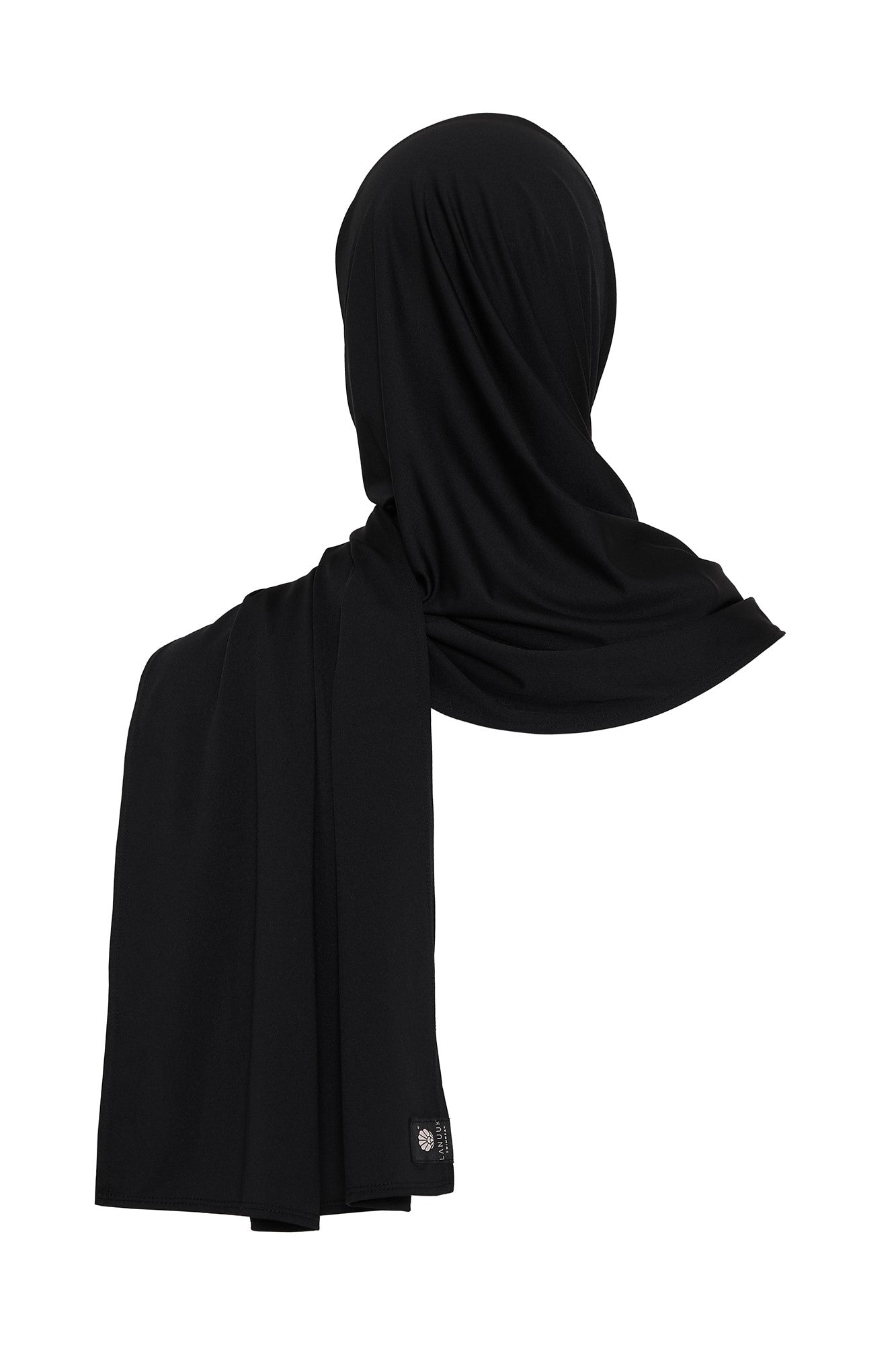 Slip on Scarf - Black-6