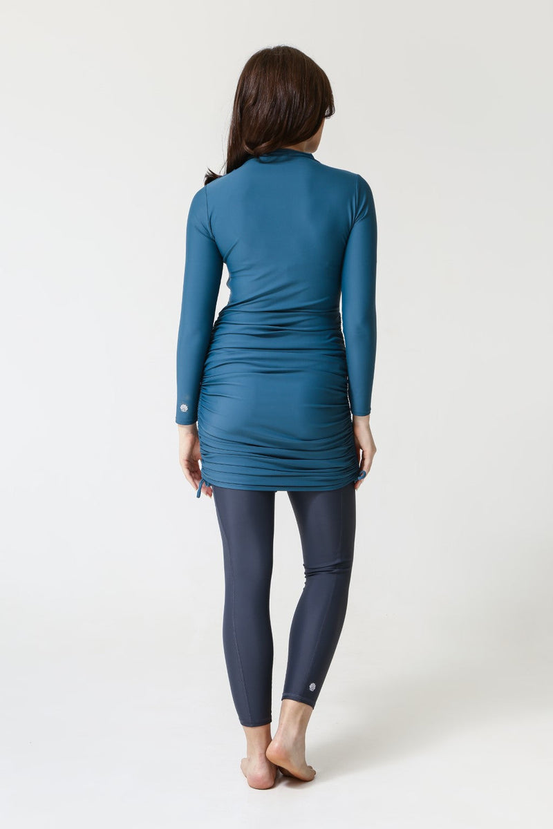 Isla Swim Dress - Wave-zoom-
